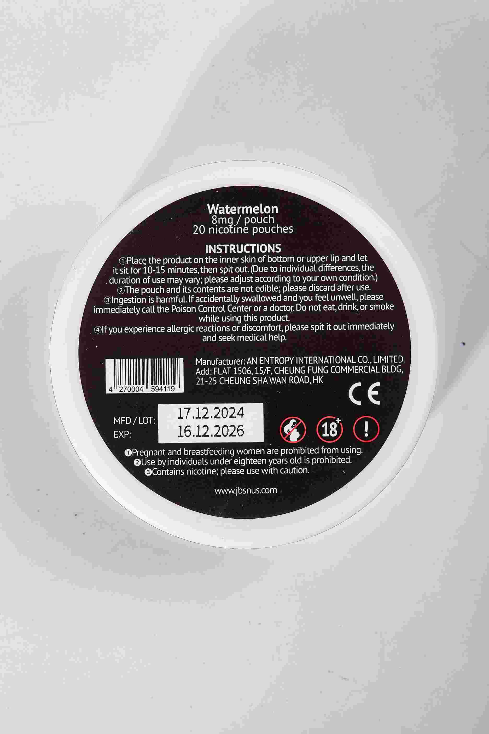 BOMBA DE GELATINA DE SANDÍA